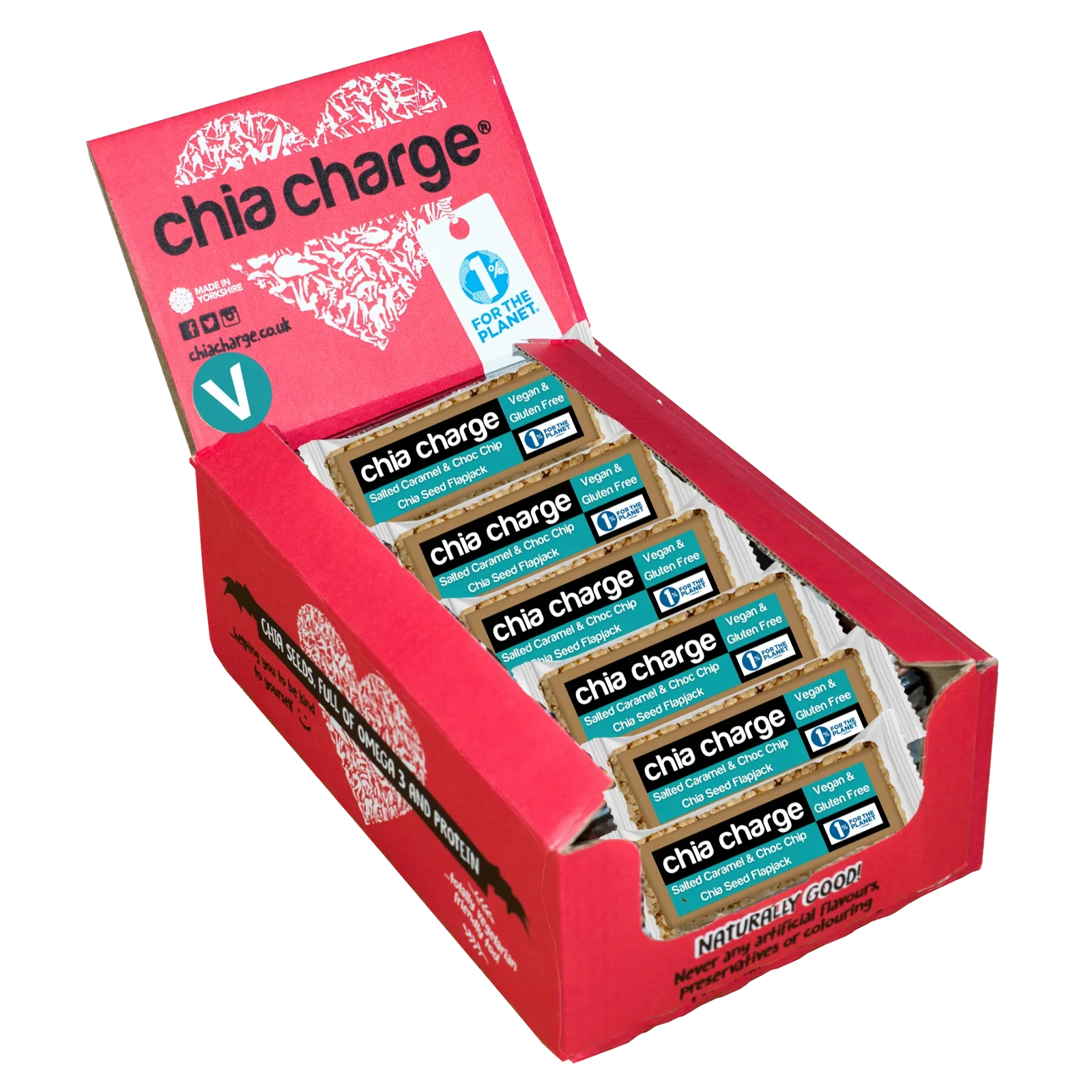 Chia Charge Vegan & Gluten Free Mini Flapjacks - Image 3
